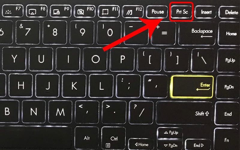 Chụp ảnh màn hình bằng phím tắt