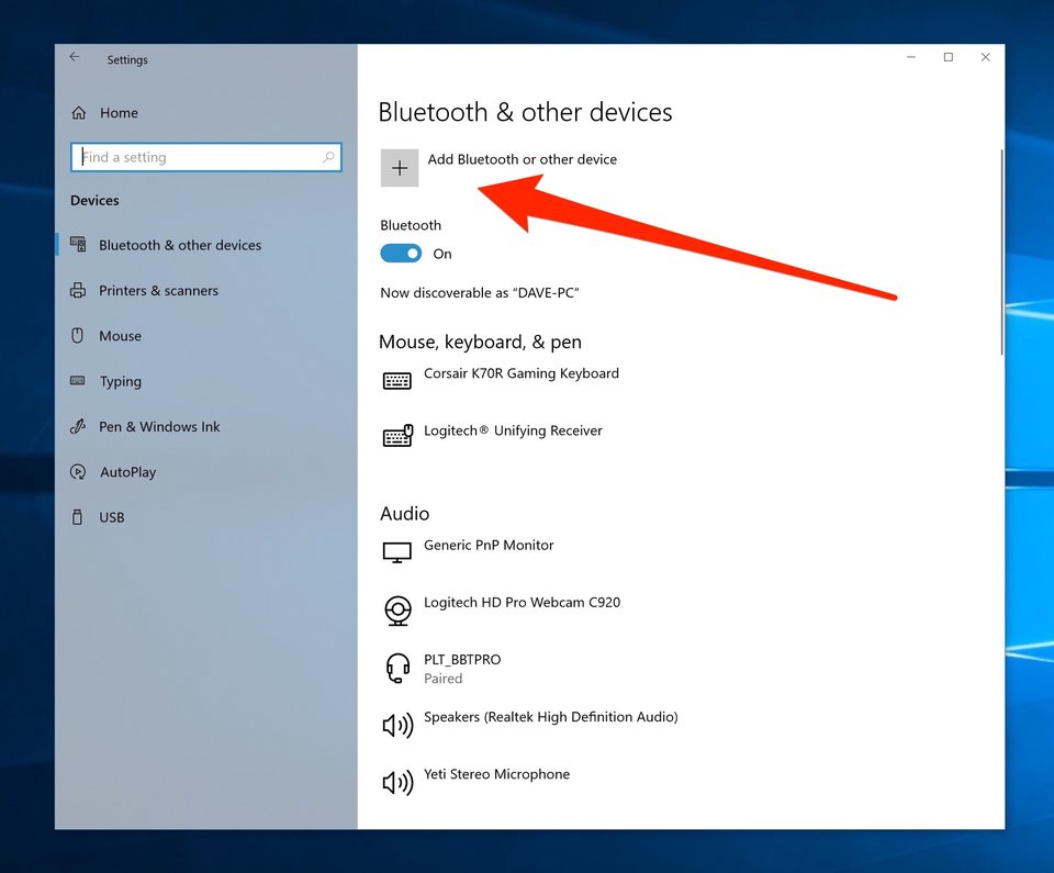 Kết nối AirPod với laptop Win 10