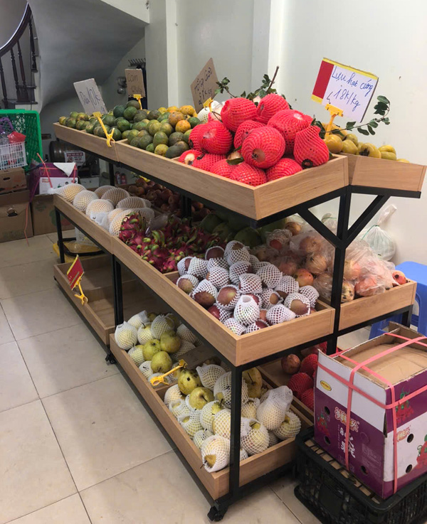 Kệ trưng bày trái cây