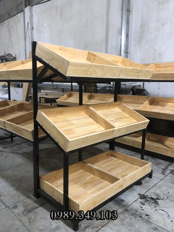 kệ rau củ quả 3 tầng