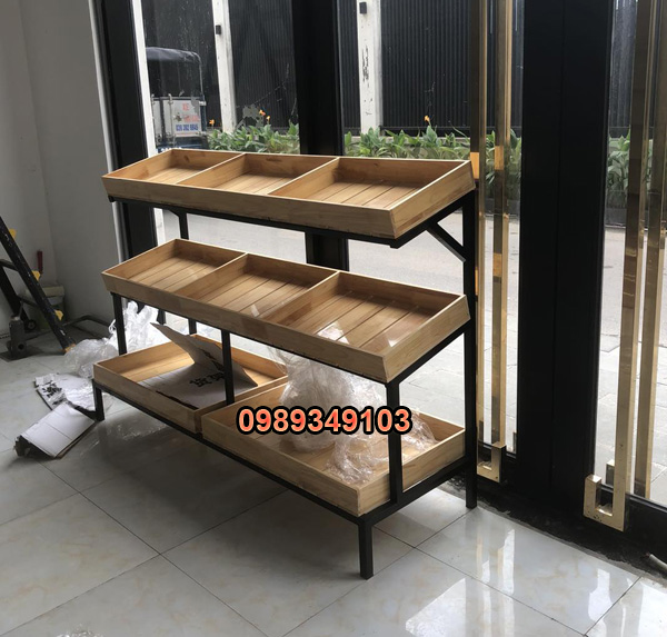 kệ rau củ quả 3 tầng
