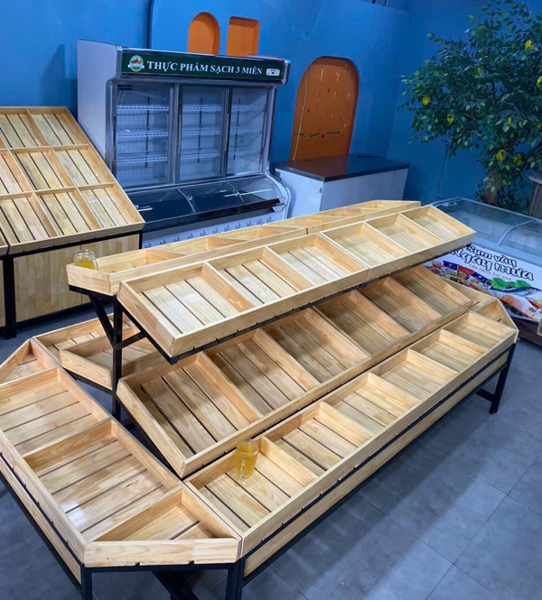 gia-ke-trung-bay-rau-cu-qua