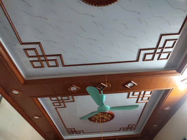 ốp trần nhựa giả gỗ