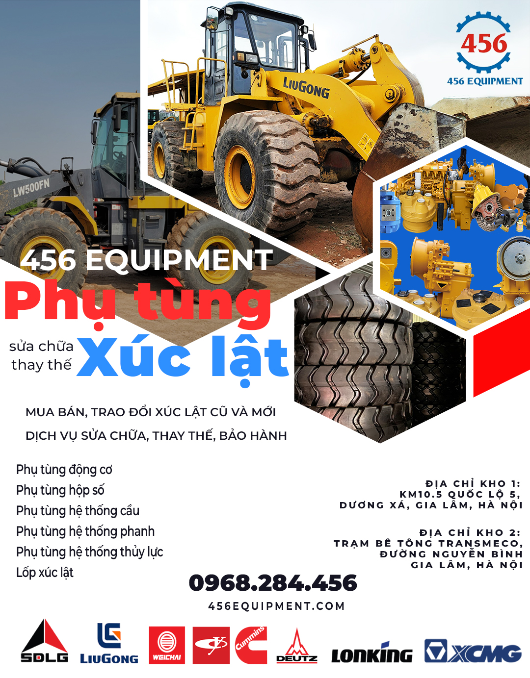 Phụ tùng máy xúc lật