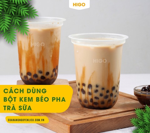 bột kem béo pha trà sữa