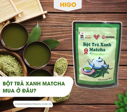 bột trà xanh matcha mua ở đâu