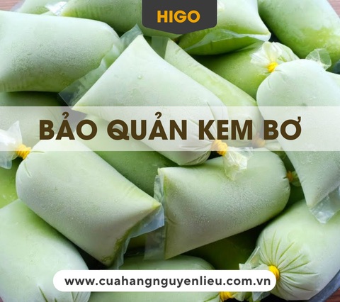 cách bảo quản kem bơ