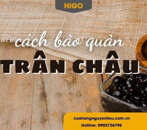 cách bảo quản trân châu