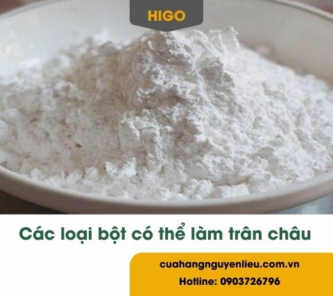 làm trân châu bằng bột mì có được không?