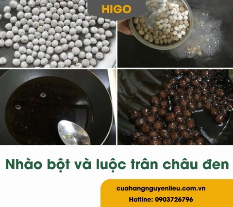 cách làm các loại topping trà sữa