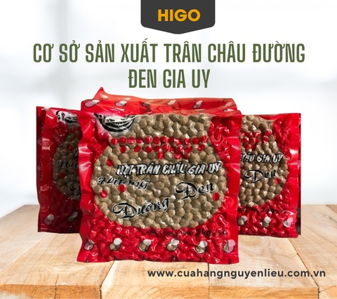 cơ sở sản xuất trân châu đường đen gia uy