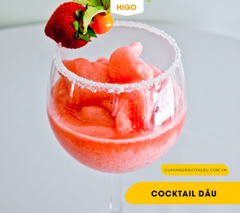 cocktail dâu teisseire