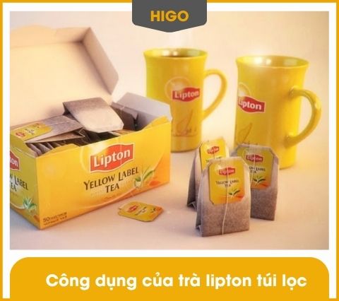 trà lipton nhãn vàng túi lọc có tác dụng gì
