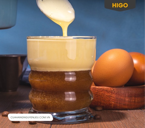 công thức pha chế cà phê trứng