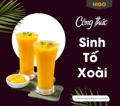 công thức pha chế sinh tố berrino xoài