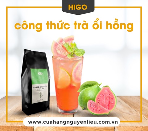 công thức làm trà ổi hồng