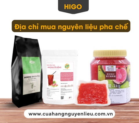 địa chỉ mua nguyên liệu pha chế giá sỉ tphcm