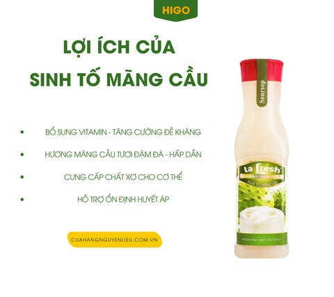 sinh tố mãng cầu có tác dụng gì