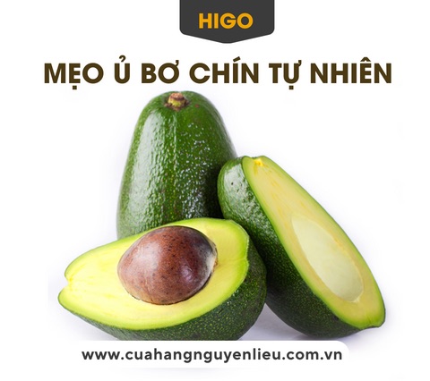 mẹo ủ kem bơ chín tự nhiên