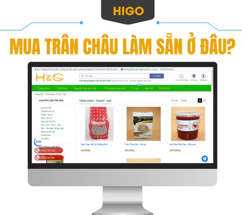 mua trân châu làm sẵn ở đâu chất lượng