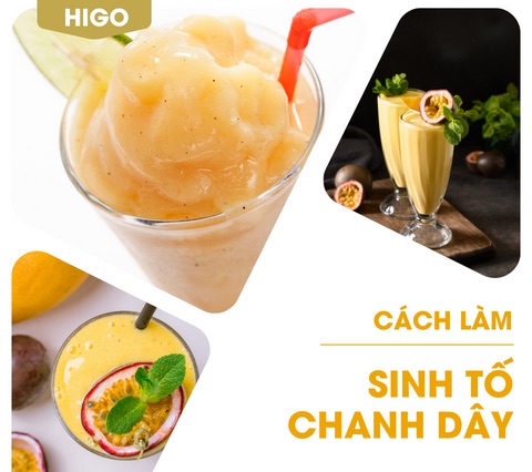 công thức pha chế sinh tố chanh dây chuẩn quán