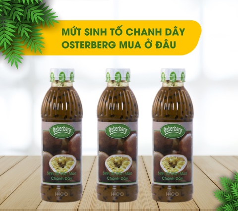 mua mứt sinh tố chanh dây osterberg ở đâu