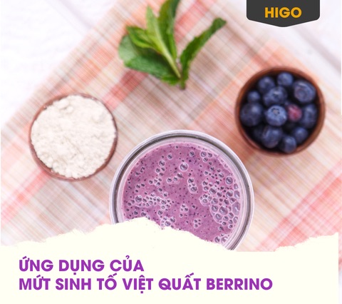 mứt sinh tố việt quất berrino dùng để làm gì