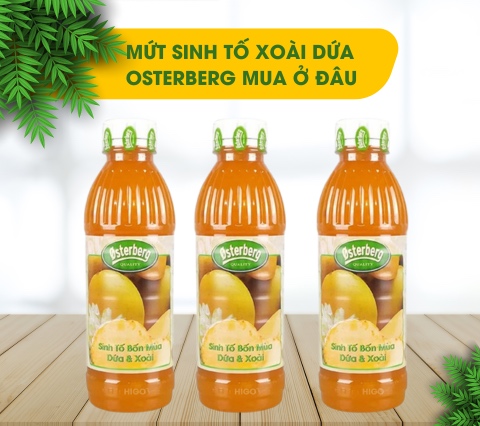 mua mứt sinh tố xoài dứa osterberg ở đâu