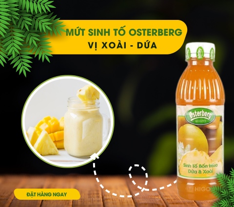 mứt sinh tố xoài dứa osterberg