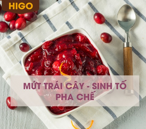 Mứt trái cây pha chế là gì