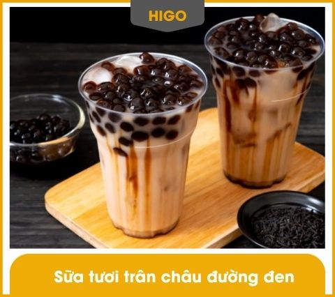 nguyên liệu làm sữa tươi trân châu đường đen