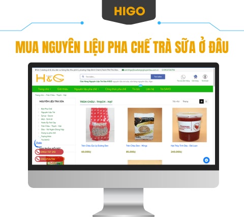 nguyên liệu trà sữa giá sỉ tphcm