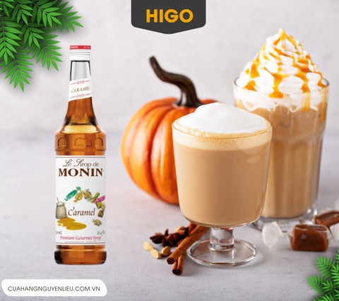 siro caramel monin pha món gì