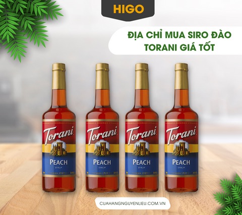 mua siro đào torani ở đâu