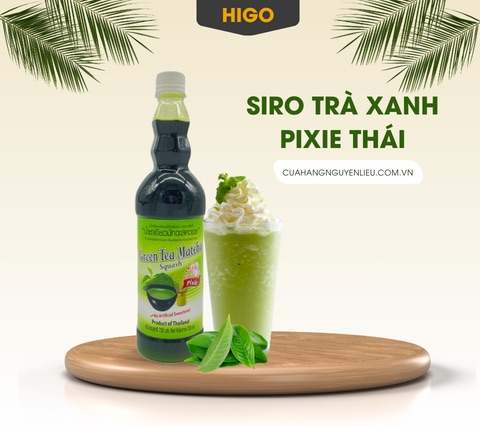 giới thiệu siro trà xanh pixie thái