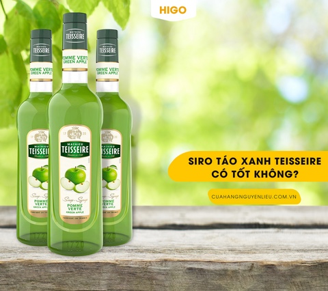 siro teisseire táo xanh có tốt không?