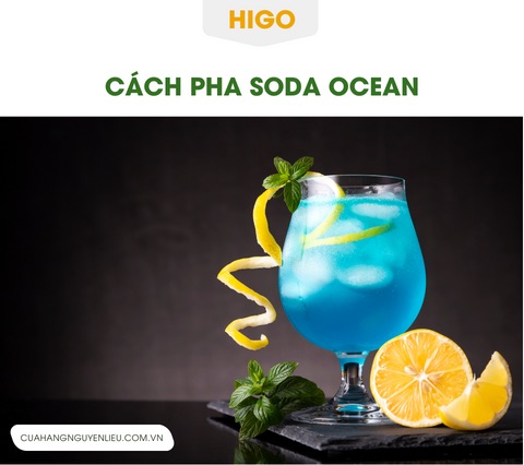 cách pha soda blue ocean bằng siro thái blue punch pixie