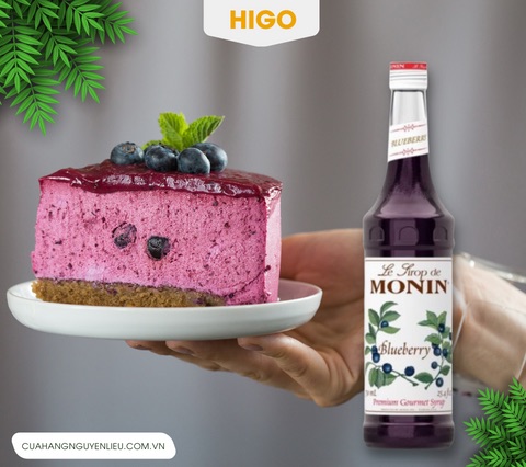 cách làm bánh mousse việt quất monin