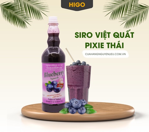 siro việt quất thái pixie