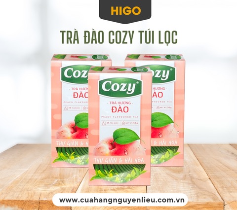 trà đào cozy túi lọc