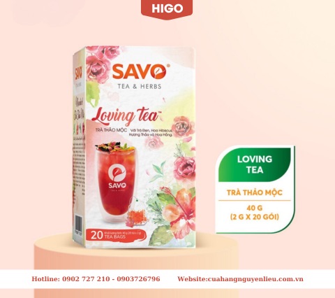 trà hibicus thảo mộc savo túi lọc