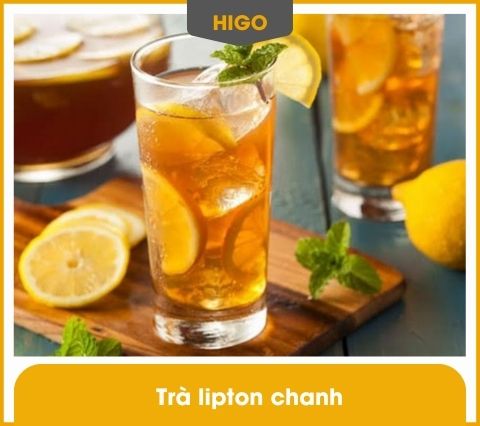 cách pha chế trà lipton chanh