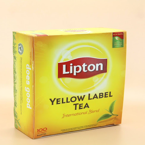 trà lipton nhãn vàng túi lọc 100 gói