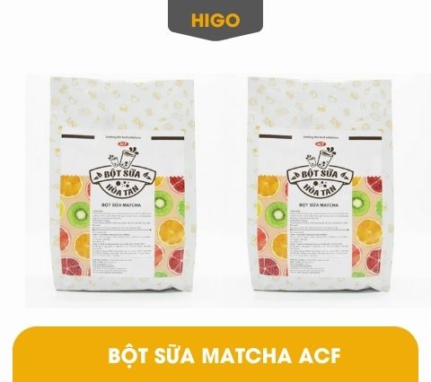 bột sữa matcha acf pha sẵn