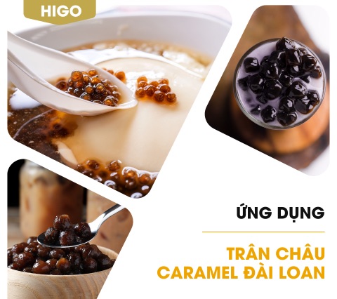 ứng dụng của trân châu caramel đài loan