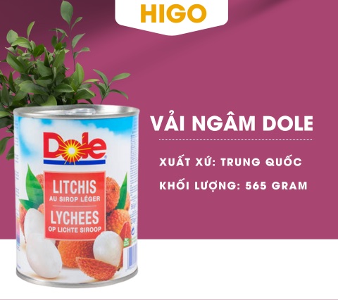 Vải ngâm đóng hộp Dole