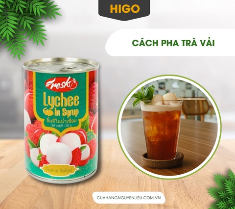 cách pha trà vải