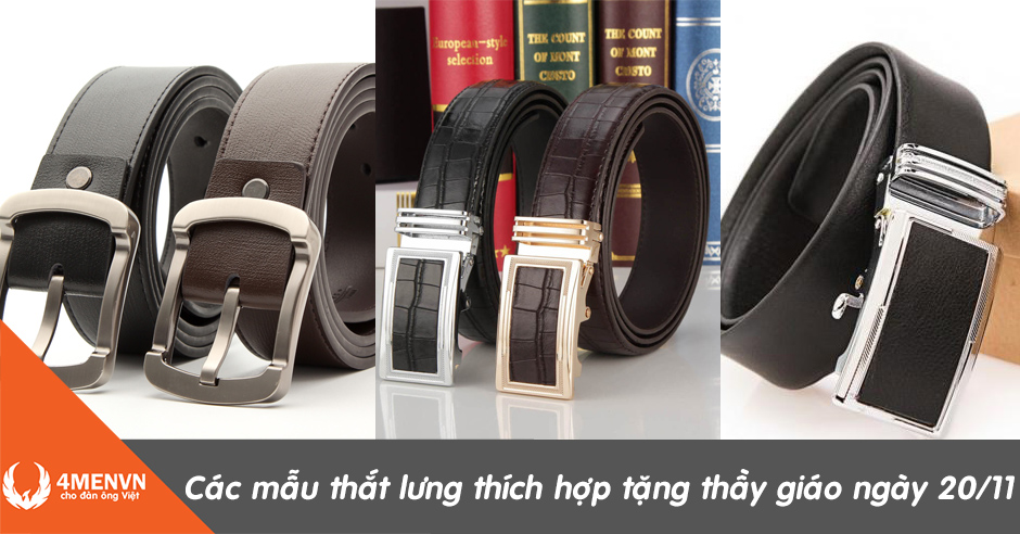 Các mẫu thắt lưng thích hợp tặng thầy giáo ngày 20/11