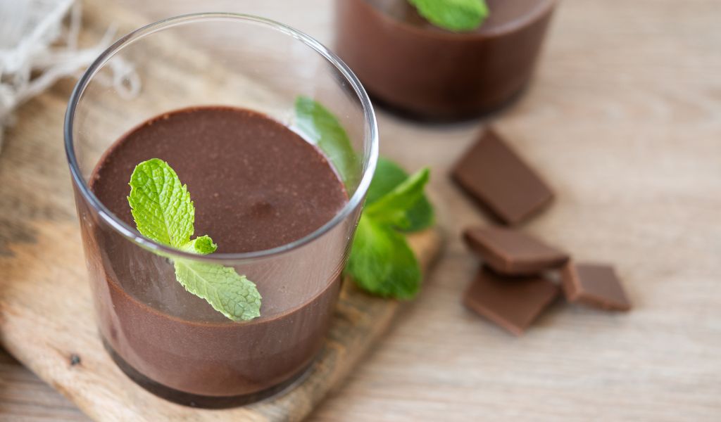 Sữa cacao bạc hà lạnh