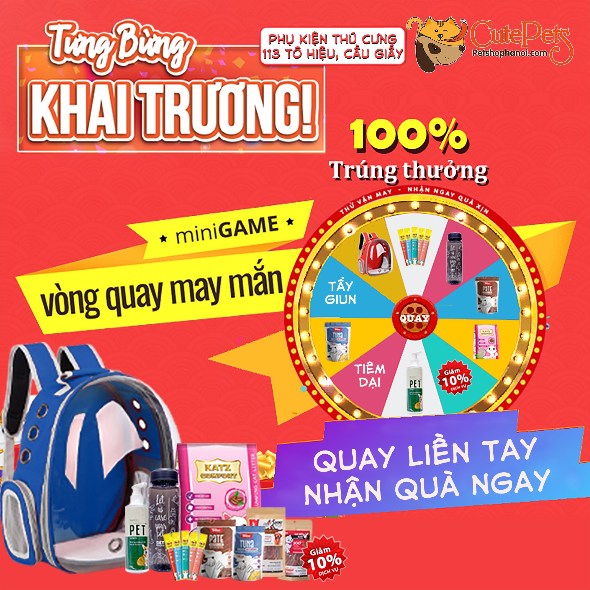 TƯNG BỪNG KHAI TRƯƠNG SALE SẬP SÀN - NGÀN QUÀ TẶNG.